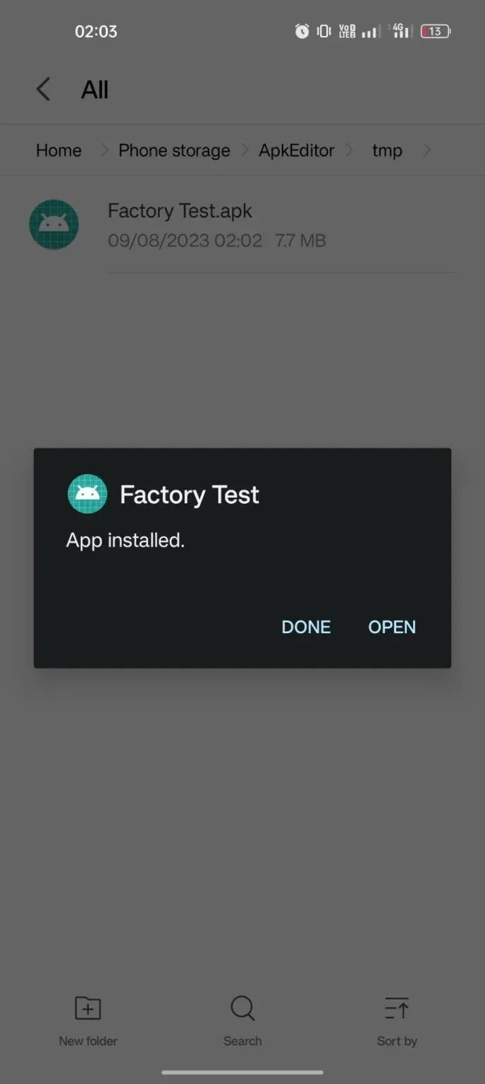 Factory Test Factory Test