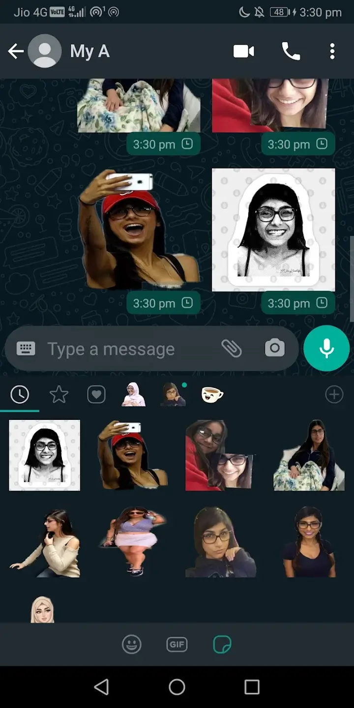 Mia Khalifa Stickers Whatsapp 4