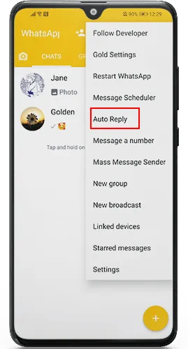 Golden WhatsApp Golden WhatsApp