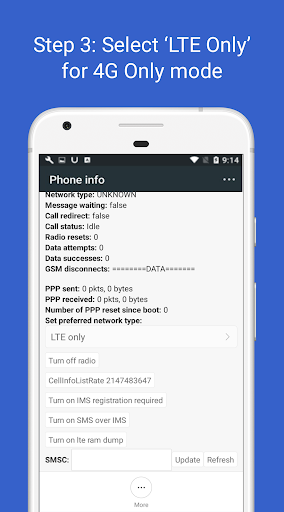 4G LTE Only Mode 3