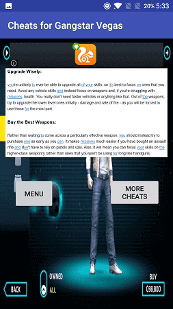 Gangstar Vegas Cheats 1