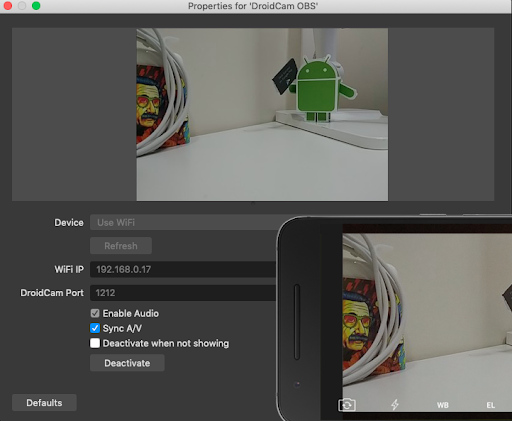DroidCam OBS 7
