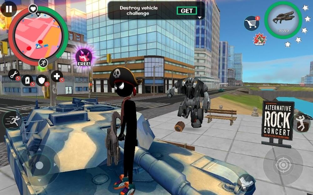 Stickman Rope Hero 2 5