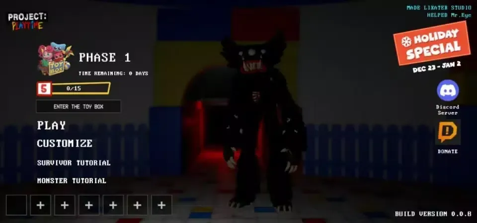 PROJECT: PLAYTIME PROJECT: PLAYTIME
