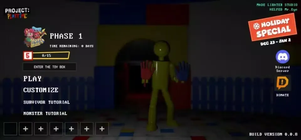PROJECT: PLAYTIME PROJECT: PLAYTIME