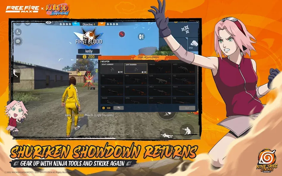 Free Fire x NARUTO SHIPPUDEN Free Fire x NARUTO SHIPPUDEN