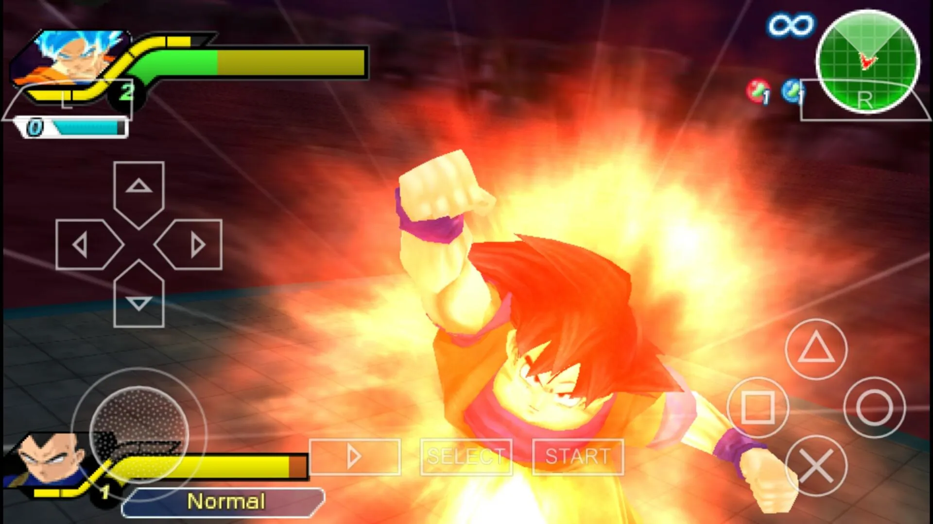 Dragon Ball Z: Tenkaichi Tag Team PSP 2
