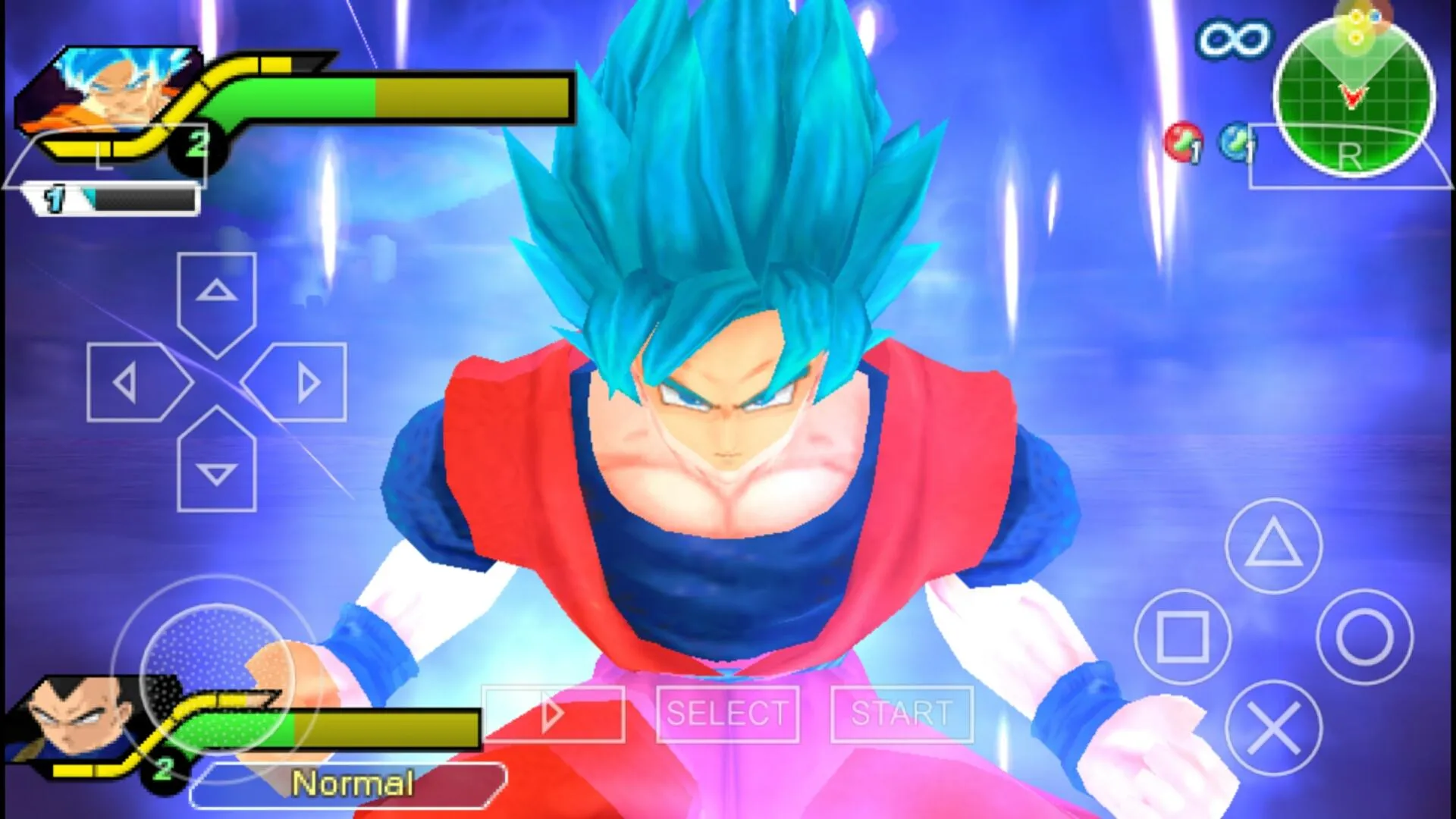 Dragon Ball Z: Tenkaichi Tag Team PSP 1