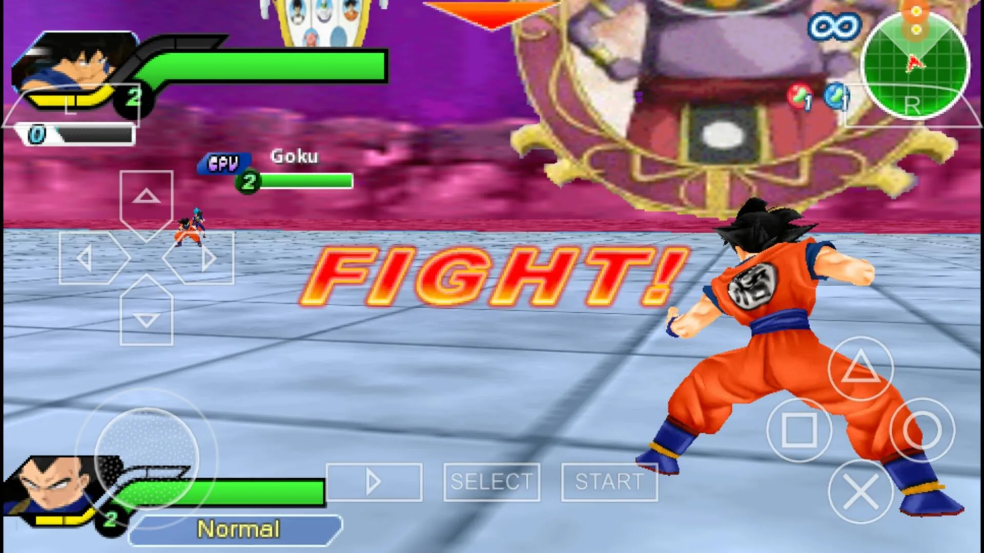 Dragon Ball Z: Tenkaichi Tag Team PSP 5