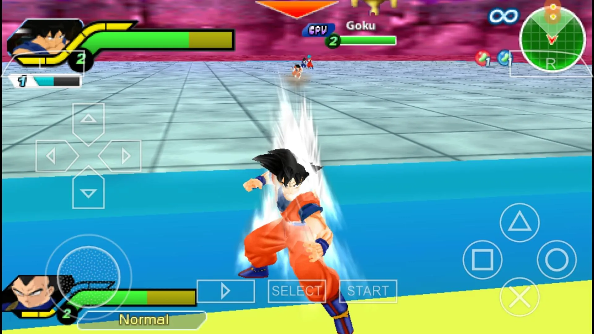 Dragon Ball Z: Tenkaichi Tag Team PSP 3
