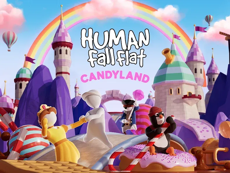 Human: Fall Flat 3