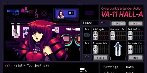 VA-11 Hall-A: Cyberpunk Bartender Action VA-11 Hall-A: Cyberpunk Bartender Action