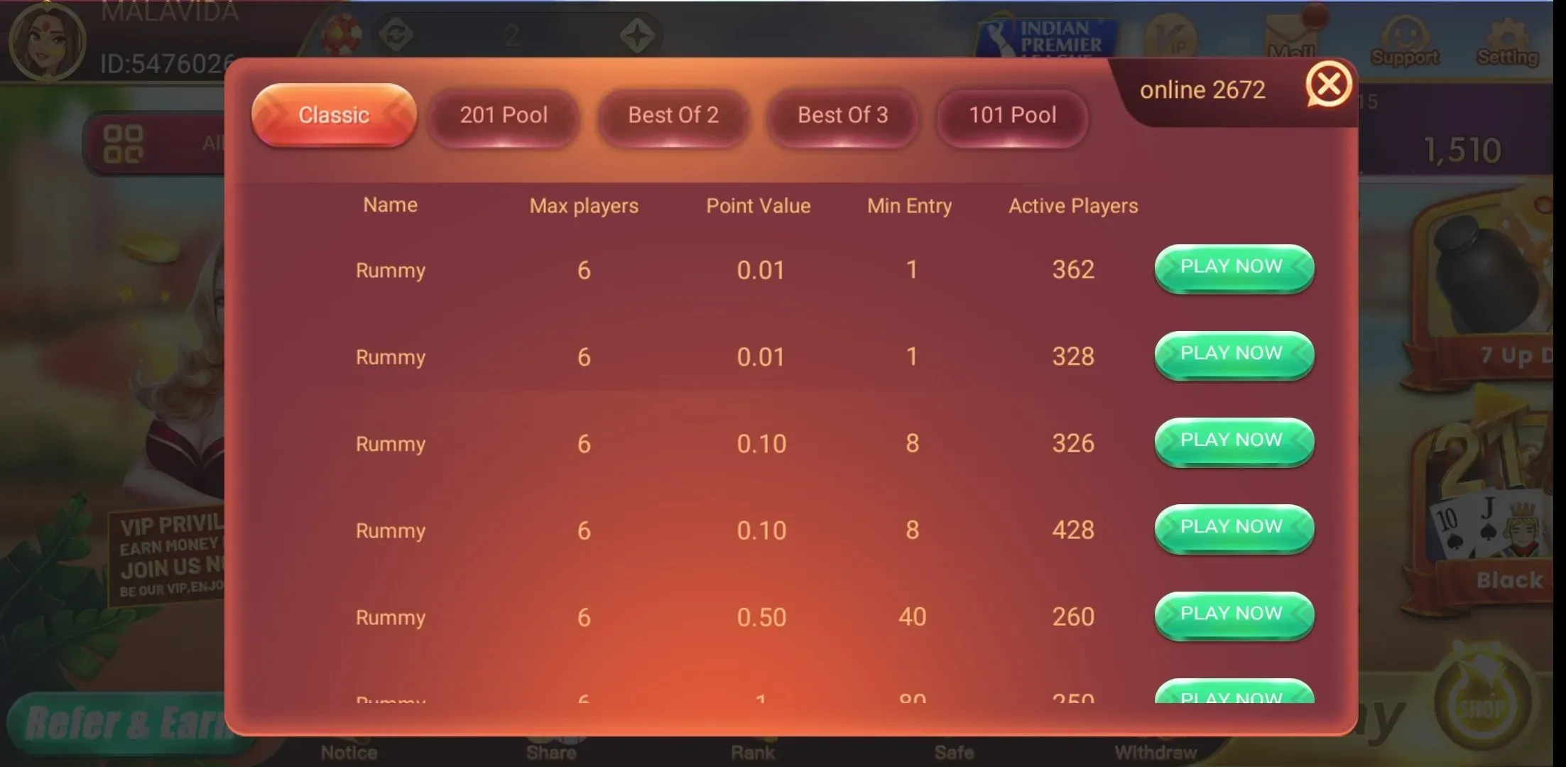 Rummy Satta 1