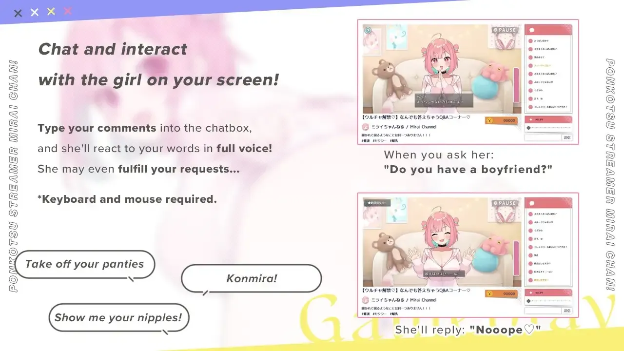 No-good Streamer Mirai-chan 1