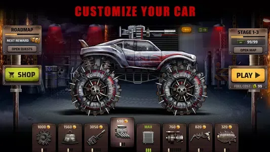 Zombie Hill Racing: Earn Climb 1