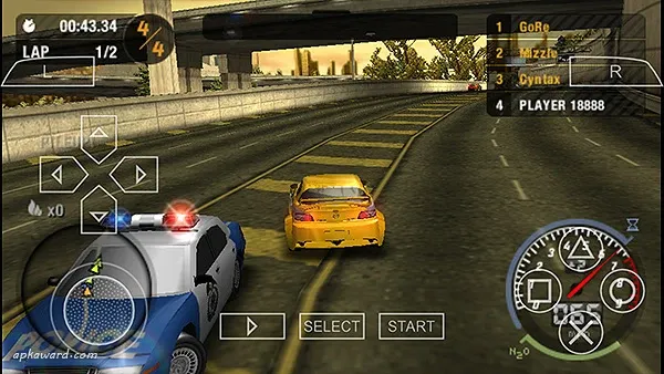 Need for Speed Most Wanted 5-1-0 PSP 2