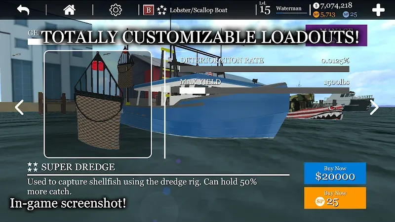 uCaptain: Boat Fishing Game 3D 5