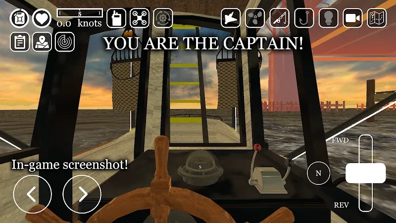 uCaptain: Boat Fishing Game 3D 2