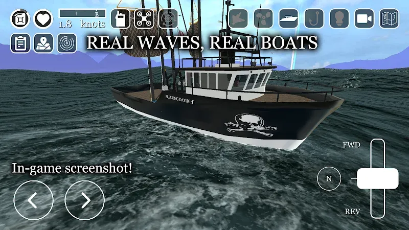 uCaptain: Boat Fishing Game 3D 3