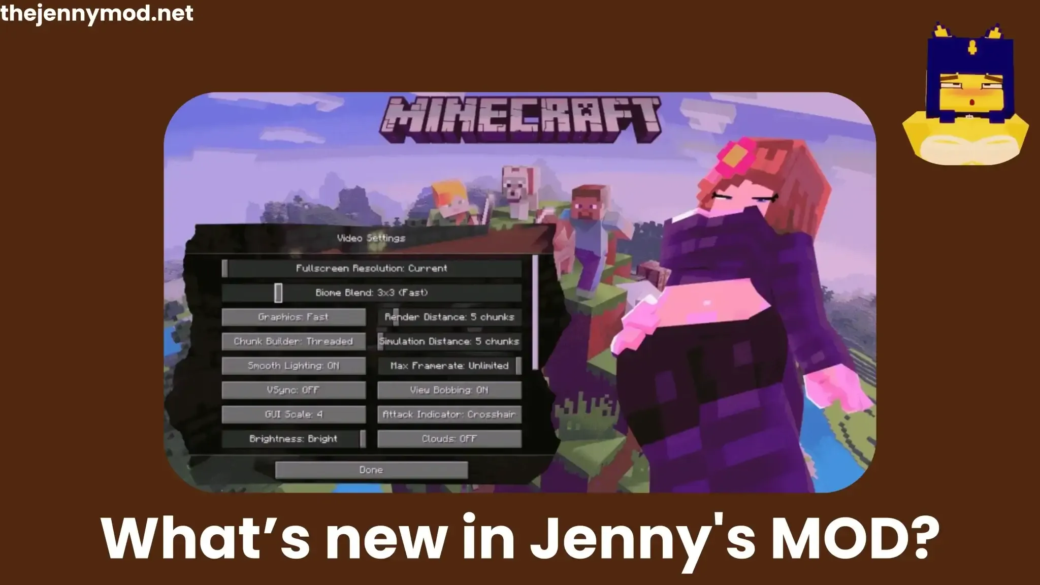 Jenny Mod Minecraft 4