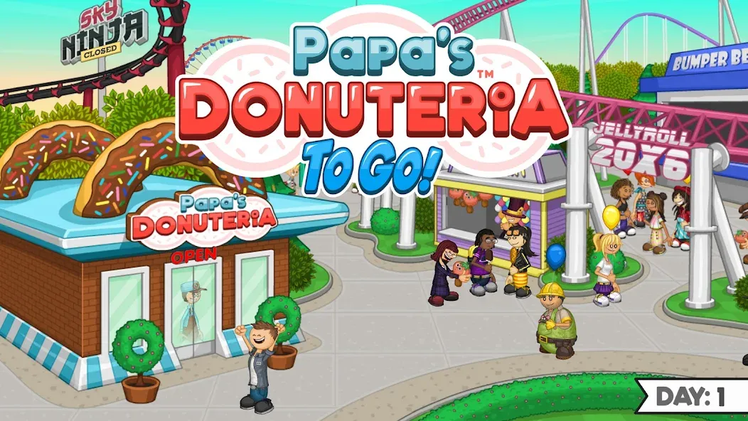 Papa's Donuteria To Go! 1